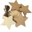 20pcs Wooden Star Blanke Disc DIY Craft Carousel 9