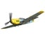 New Arrivel Volantex 2.4G 4 Channels 761-11 BF109 BF-109 RC Warbird Mini Plane Carousel 4