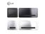 Black/Silver Brushed Aluminum Alloy Thickened Arc Corner Soft Open Cover Cable Carousel 3