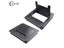Black/Silver Brushed Aluminum Alloy Thickened Arc Corner Soft Open Cover Cable Carousel 4