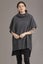 McDonald Possum Merino Step Hem Poncho-Pewter Carousel 1