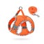 Dog Harness and Leash Adjustable with Reflective Strip for Puppy Cat-Orange Carousel 1
