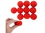 10PCS 2.5/3.5/4.5cm Finger Sponge Ball Magic Accessories Carousel 3