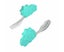 Stainless Steel Spoon Kids Spoons Fork Children Tableware Baby Training Carousel 1