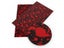 Cartoon Characters Blood Skull Printed Synthetic Leather Fabric Roll For Hair Carousel 5