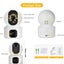 Combo Offer 4K Wifi Wireless Dual Lens Outdoor Camera & Dual Lens Indoor Camera Carousel 8
