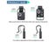 200X Cell Phone Microscope Accessory CPL Lens Portable Mini Digital Microscope Carousel 5