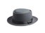 Unisex Felt Pork Pie Men Fedora Hat With Band 25 Carousel 3
