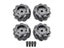 4pcs 60MM Hard Plastic Omni-directional Mecanum Wheel With TT Motor Connector Carousel 3