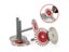 1Pc Cutting Disc W/Mandrel 6mm Shank Circular Saw Blade For Metal Stone Cutting Carousel 6