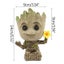 Hod Health & Home Little Groot Mini Flowerpot Plant Holder Desktop Decoration Carousel 2
