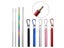 304 Stainless Steel Metal Straw Reusable Telescopic Straw With Cleaning Brush Carousel 3