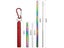 304 Stainless Steel Metal Straw Reusable Telescopic Straw With Cleaning Brush Carousel 4