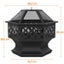 24in Heavy Duty Fire Pit Carousel 2