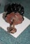 AN ORIGINAL VILLA STYLE DOOR PUSH PLATE & DOOR PULL KNOB IN VERY GOOD CONDITION Carousel 4