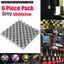 6pcs Grey Acoustic Soundproofing Foam Studio Sound Absorption Panels 2012623 Carousel 1