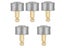5pcs/3pcs Dogs Electric Nail Polisher Wheel Replacement Grinding Head Pet Nail Carousel 4