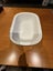 Large White/Black Enamel Baking Dish Carousel 6