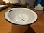 Large White/Black Enamel Mixing Bowl Carousel 3