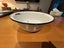 Large White/Black Enamel Mixing Bowl Carousel 4
