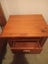 Queen size bed with mattress and 2x matching side tables Carousel 4