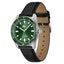 Lacoste Black Leather Green Dial Men's Watch - 2011423 Carousel 3