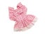 Summer Pink Yellow Plaid Dog Dress Skirt For Small Dogs Carousel 3