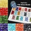 80g/2.82oz 15-25mm Translucent Glass Beads Flat Round Mosaic Tiles DIY Art Carousel 3