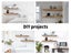Levede 2Pcs Floating Shelves Wall Mounted Storage Wood Display Shelf 61cm Carousel 4