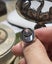 $1 reserve// S925 Natural White Quartz Gemstone Solid Silver Ring Carousel 1