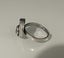 $1 reserve// S925 Natural White Quartz Gemstone Solid Silver Ring Carousel 4