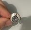 $1 reserve// S925 Natural White Quartz Gemstone Solid Silver Ring Carousel 9