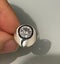 $1 reserve// S925 Natural White Quartz Gemstone Solid Silver Ring Carousel 2