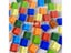 50 Pieces Transparent Mosaic Glass Tiles Multi-color For DIY Crafts Carousel 1
