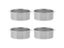 4pcs Iron Cup Aromatherapy Making Tins 41x41x17MM Carousel 1