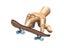 Puzzle Toy Finger Skateboard Maple Wood For Boys Mini Gift Carousel 4