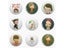 Tomo Nara We Are Punks Soft Button Pin Customizable Lapel Pin Cute Metal Carousel 3