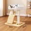 Multi-Functional Cat Tree with Reversible Bed Scratching Post and Play Track Carousel 2
