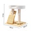 Multi-Functional Cat Tree with Reversible Bed Scratching Post and Play Track Carousel 6