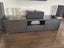 Black Stained Oak Media Cabinet Carousel 1