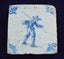 17th CENTURY DUTCH TILE BLUE & WHITE c1625 Carousel 4