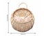 Wall Fence Hanging Planter Plant Flower Pot Handmade Garden Rattan Basket Dec Carousel 2