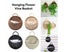 Wall Fence Hanging Planter Plant Flower Pot Handmade Garden Rattan Basket Dec Carousel 3