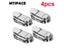 MTSPACE 4pcs/Set Luggage Guitar Musical Trolley Flight Case Button Knot Carousel 3