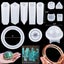 96pcs DIY Resin Casting Craft Molds Silicone Jewelry Pendant Making Carousel 8