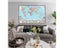 Ukrainian World Map 59x42cm Canvas Abstract Art Poster For School Supplies Carousel 5