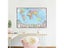 Ukrainian World Map 59x42cm Canvas Abstract Art Poster For School Supplies Carousel 6