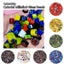 1.5oz/42g Colorful Millefiori Mosaic Tiles Glass Fusion Tile Thousand Flower Carousel 3