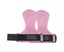 Weight Lifting Grips Wrist Wrap Hooks Straps For Grip , Deadlifts,Pink Carousel 1