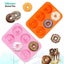 2pcs Silicone Donut Moulds Muffin Cups Molds Carousel 1